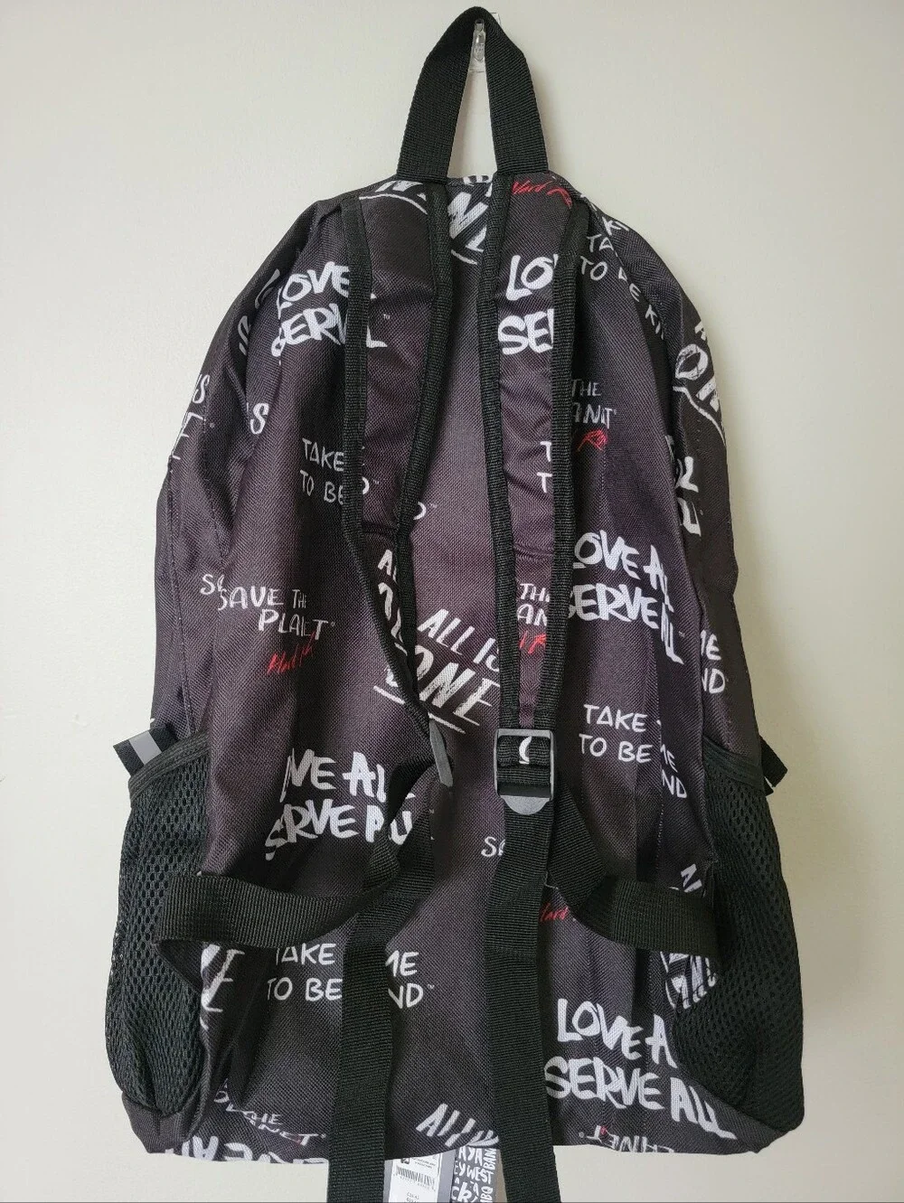 Hard Rock Cafe Love All Serve All Graffiti Packable Backpack